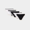 Lot 5 culottes coton noir femme
