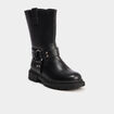 Bottes avec boucles noir fille