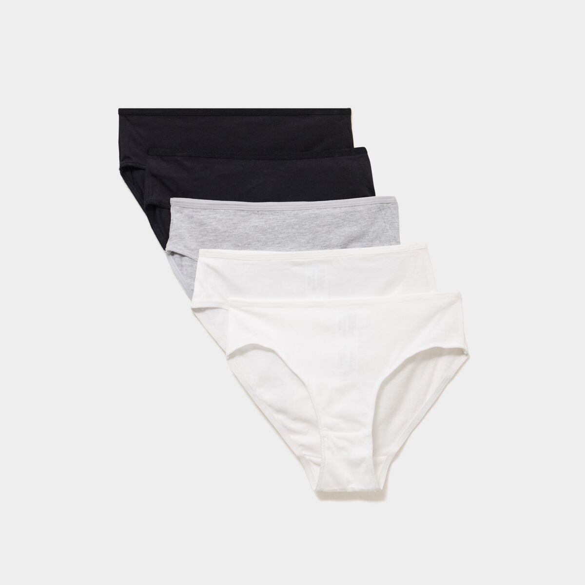 Lot 5 culottes coton noir fille