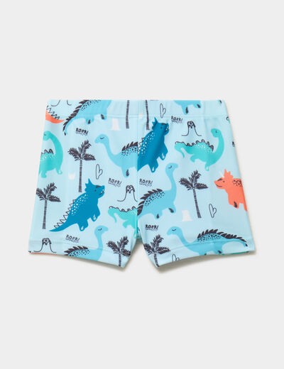 Boxer de bain avec taille &eacute;lastiqu&eacute;e vert clair b&eacute;b&eacute; gar&ccedil;on