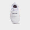 Baskets &agrave; scratchs Puma Courtflex Glitz blanc b&eacute;b&eacute; fille