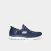 Baskets running Slip-ins Skechers bleu femme