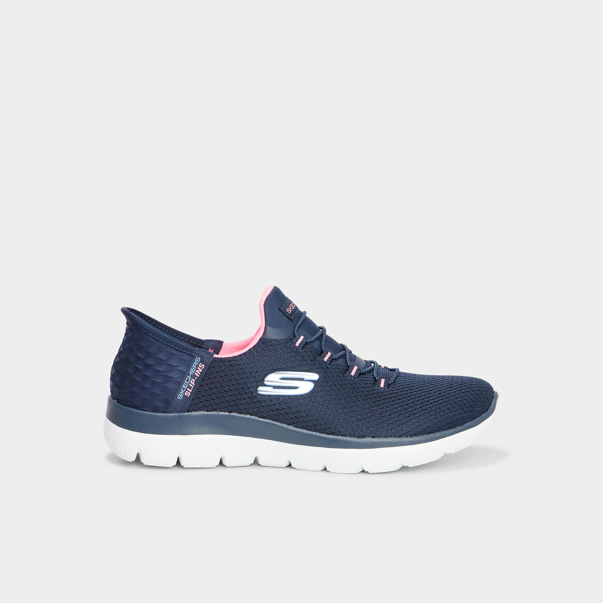 Baskets running Slip-ins Skechers bleu femme
