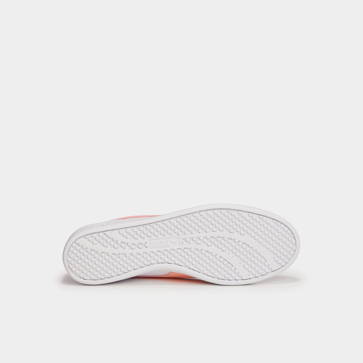 Tennis basses en cuir Puma Smash blanc femme