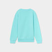 Sweat col rond manches longues bleu turquoise gar&ccedil;on