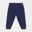 Jogging molleton taille élastiquée bleu marine bébé garçon