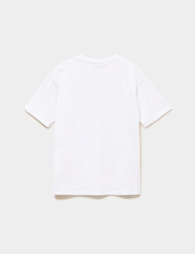 T-shirt coton K-Pop Demon Hunters blanc gar&ccedil;on