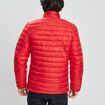 Doudoune droite légère col montant rouge homme