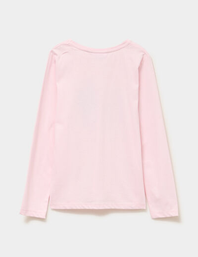 Ensemble pyjama 2 pièces coton Stitch rose fille