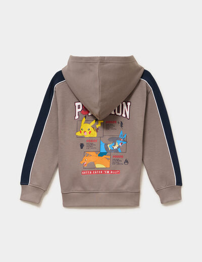 Sweat zipp&eacute; &agrave; capuche Pok&eacute;mon sable gar&ccedil;on