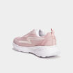 Baskets running à lacets Run-Up rose femme