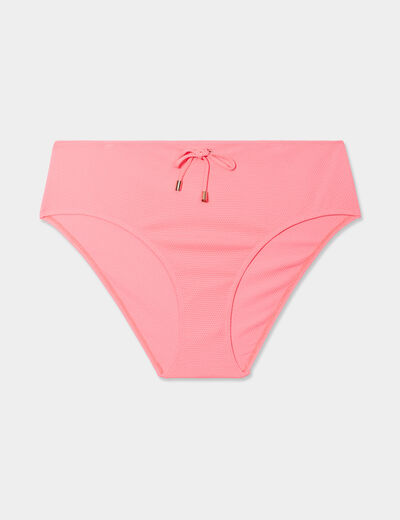Bas de maillot de bain orange corail femme grande taille