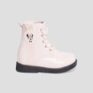 Bottines vernies zippées Minnie rose bébé fille