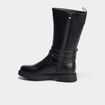 Bottes avec boucles coeurs noir fille
