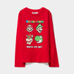 T-shirt manches longues coton Mario rouge garçon