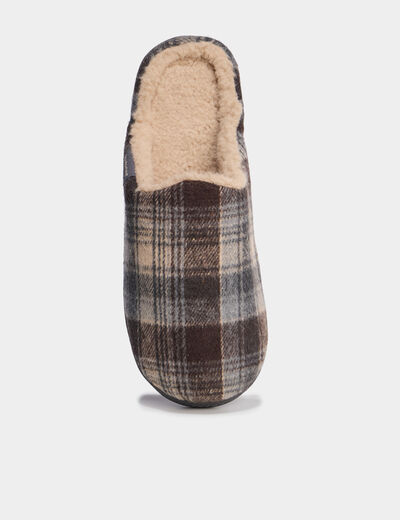Chaussons mules Isotoner Ergonomie sable homme