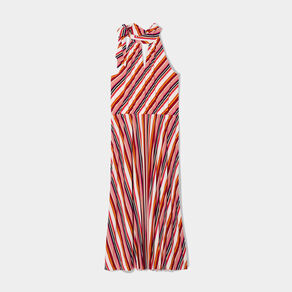 robe longue encolure americaine ecru femme Robe longue encolure américaine ecru femme