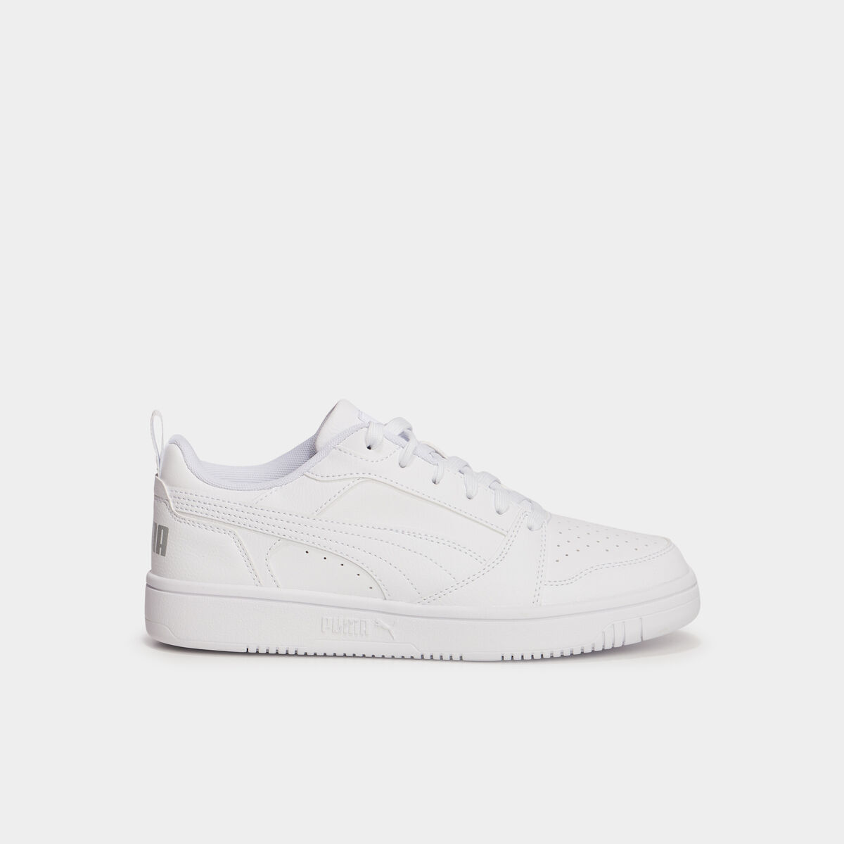 Tennis &agrave; lacets Puma Rebound V6 blanc fille