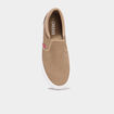Tennis basses en toile sable homme