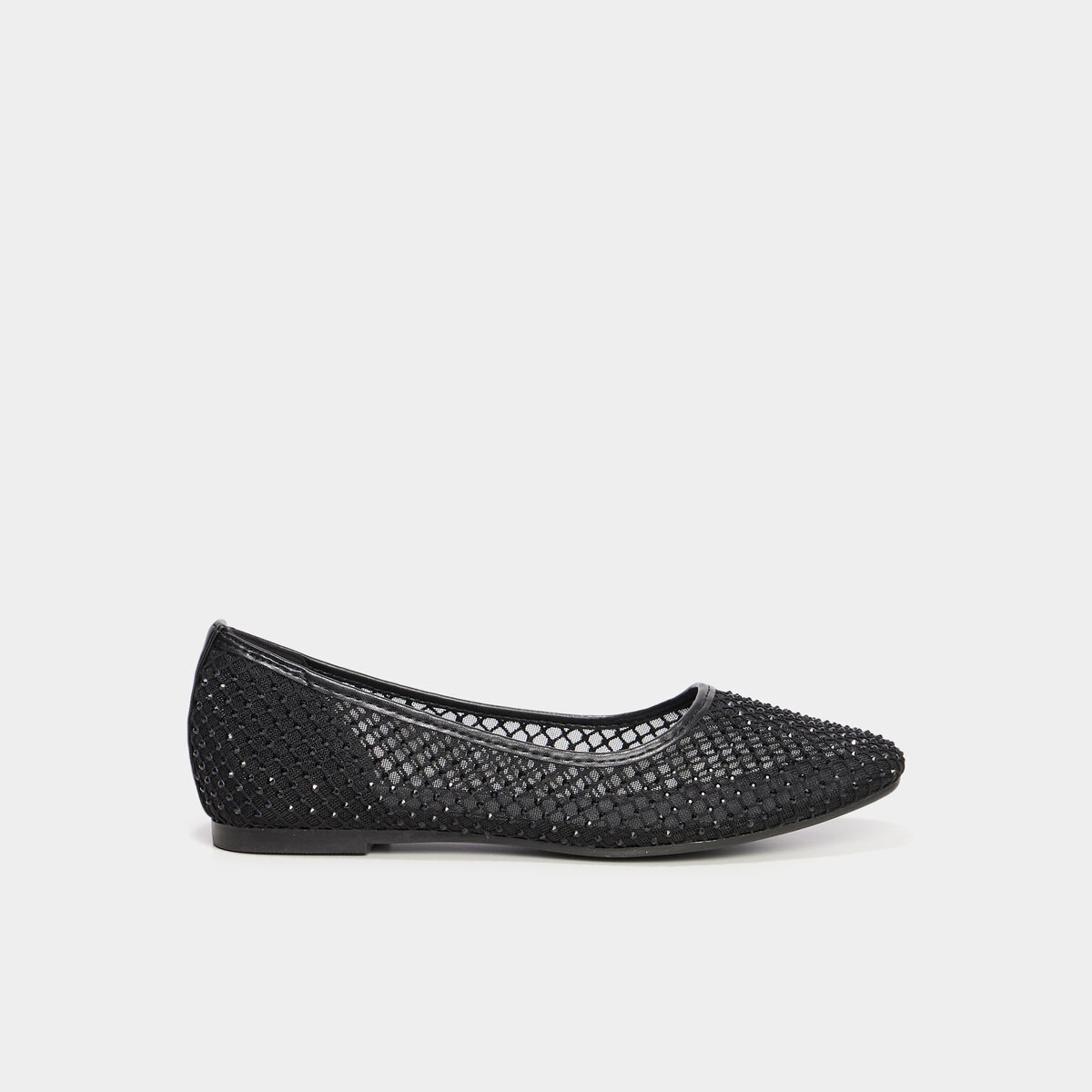 Ballerines strass noir femme