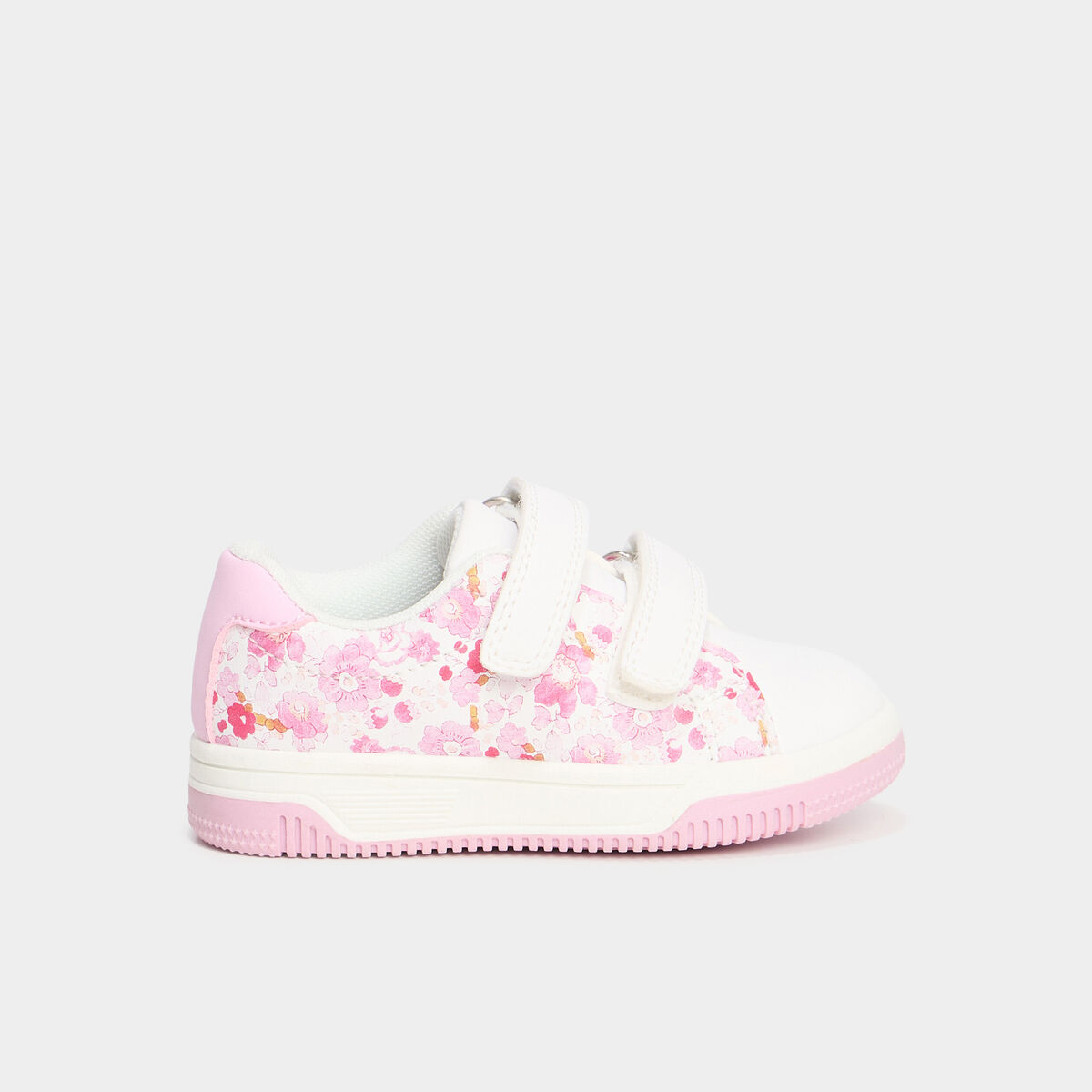 Tennis basses &agrave; scratchs multicolore b&eacute;b&eacute; fille