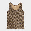 D&eacute;bardeur coton bretelles larges beige femme