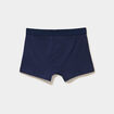 Lot 3 boxers coton stretch bleu marine homme