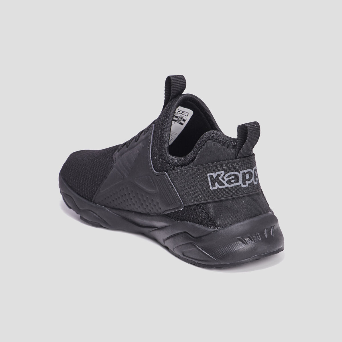 Baskets running à lacet Kappa San Puerto noir garçon