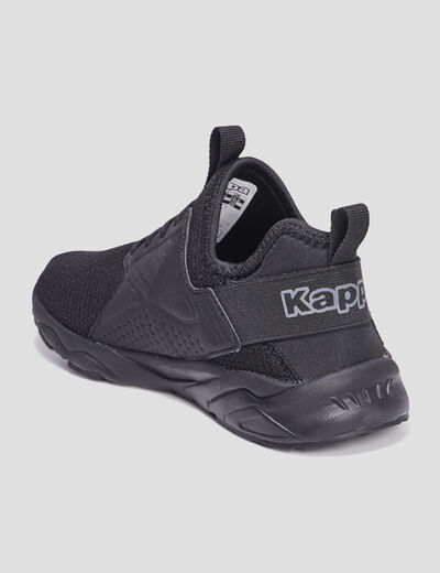 Baskets running à lacet Kappa San Puerto noir garçon