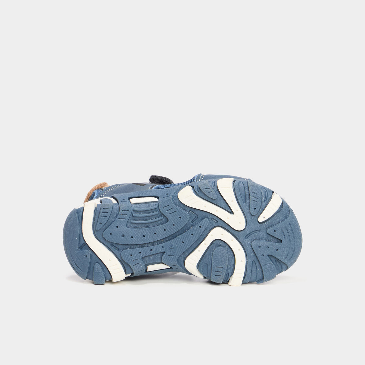 Sandales &agrave; scratchs bleu gar&ccedil;on