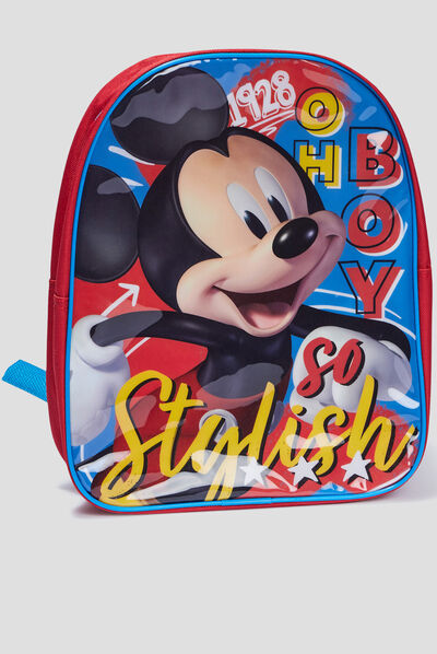Sac à dos Mickey bleu clair garçon