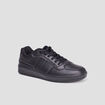 Tennis basses à lacets noir homme