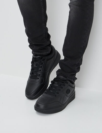 Tennis à lacets Champion 18 Low noir homme