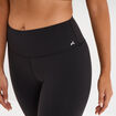 Short cycliste de sport taille haute noir femme