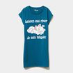 Chemise de nuit coton Aristochats Marie bleu canard femme