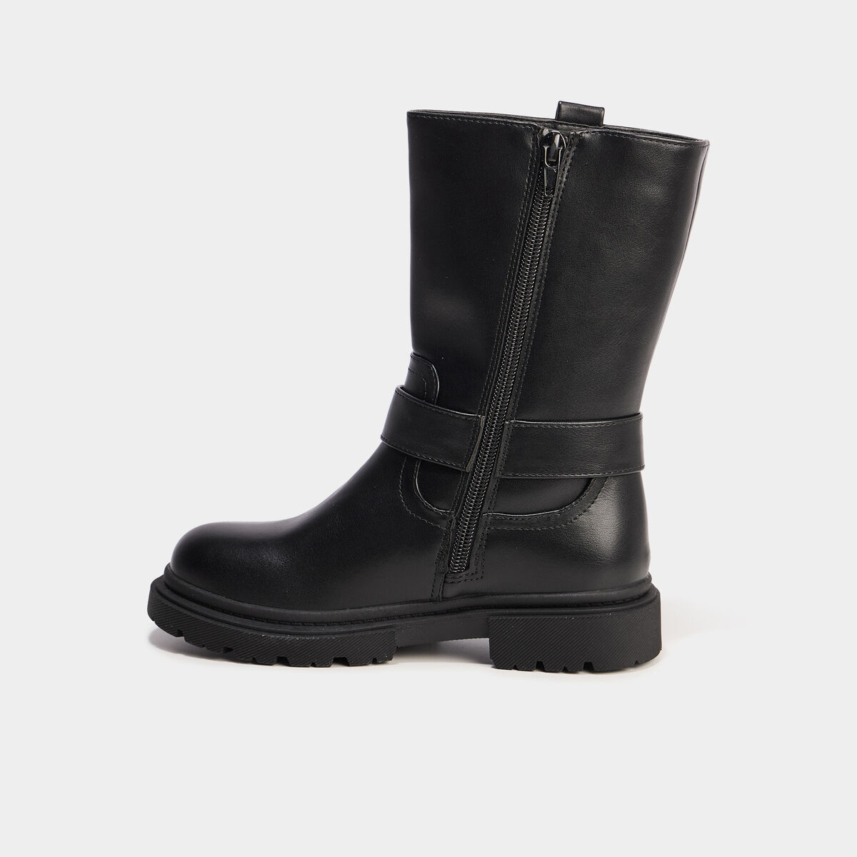 Bottes avec boucles noir fille
