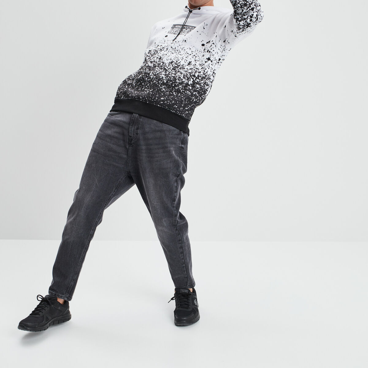 Sweat à capuche hoodie blanc homme