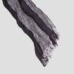 Foulard effet froiss&eacute; noir homme