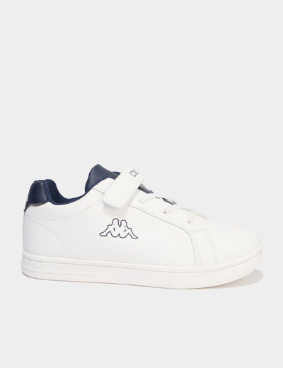 Tennis basses &agrave; scratchs Kappa ADENIS EV bleu gar&ccedil;on