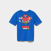 T-shirt col rond coton Brawl Stars bleu marine gar&ccedil;on