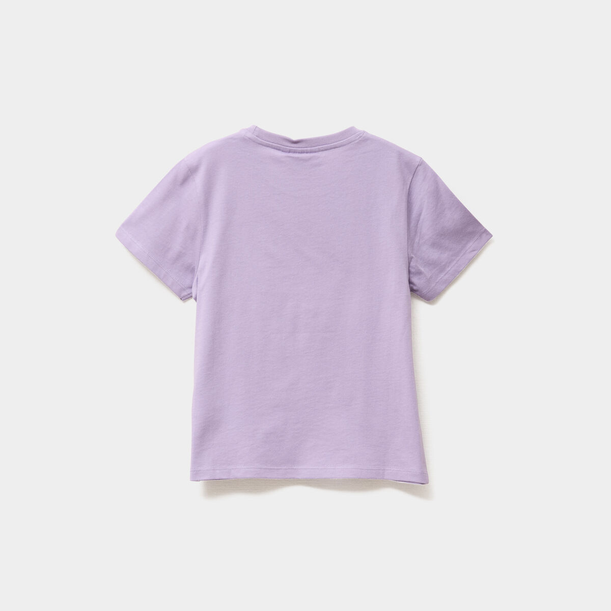T-shirt manches courtes coton Stitch parme fille