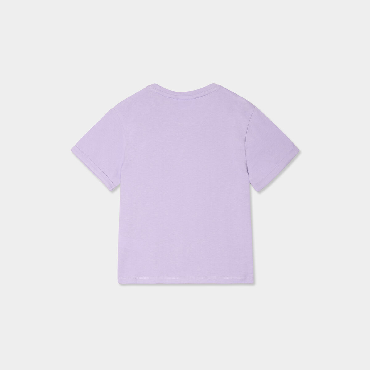 T-shirt manches courtes coton Stitch parme fille