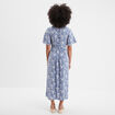 Robe longue droite Creeks bleu gris femme