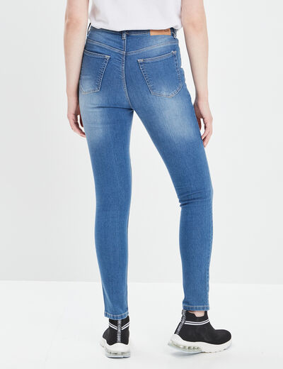Jeans skinny 7/8ème denim double stone femme