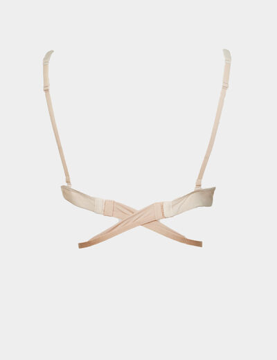 Convertisseur dos nu soutien-gorge beige femme