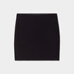 Jupe courte moulante noir femme