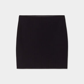 Jupe courte moulante noir femme