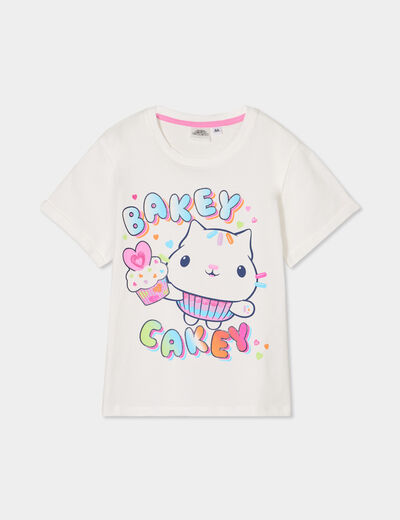 T-shirt Gabby et la Maison magique ivoire fille