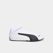 Tennis basses à lacets en cuir Puma blanc homme