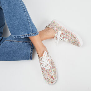 tennis en toile a lacets creeks multicolore femme Tennis en toile à lacets Creeks multicolore femme